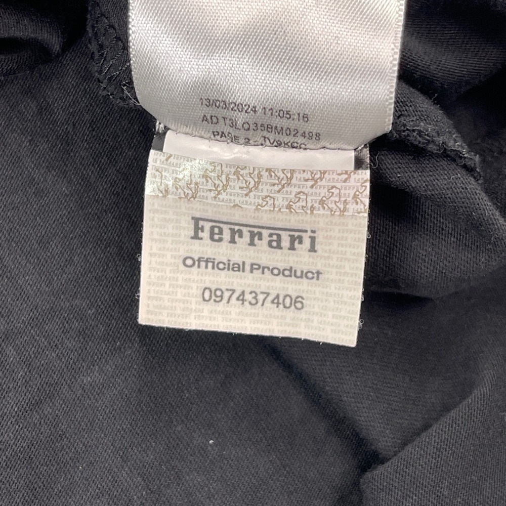 Puma Scuderia Ferrari Racing Polo Shirt Mens XL Black Quarter Zip F1 Racing Team - Picture 6 of 9